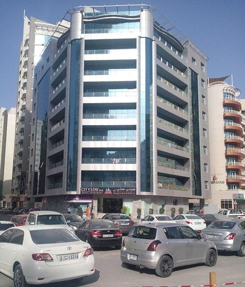 B+G+8 GYM Residential and Commercial Building at Al-Barsha